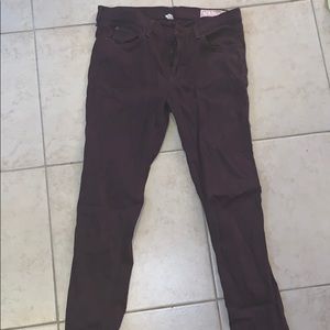 Rag & Bone skinny jean purple